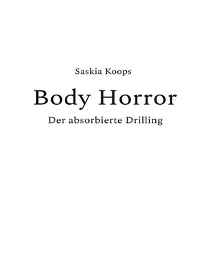 cover image of Body Horror